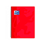OXFORD - Cuaderno espiral school classic tapa polipropileno folio 80 hojas cuadro 4 mm con margen rojo (Ref. 400079660)