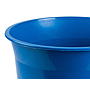 Q-CONNECT - Papelera plastico azul opaco 13 litros dim. 275x285mm (Ref. KF19032)