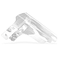 SARO - Protector facial transparente glasspack 400 mc cinta ajustable evita vaho medidas 235x330 mm transparente (Ref. Anti-Covid)