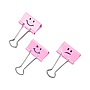 RAPESCO - Caja 20 pinzas emoji rosa 19mm. (Ref.1349)