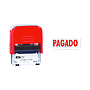 COLOP - Sellos Printer 20 38X14MM ROJO PAGADO (Ref.SFC20.PR20C.04)