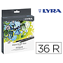 LYRA - Estuche 36 rotuladores punta pincel Aqua Brush Duo (Ref.6521360)