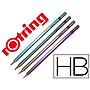 ROTRING - Lapices de grafito metallic hb cuerpo colores surtidos (Ref. 2090067)