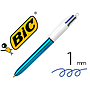 BIC - Boligrafo cuatro colores shine azul punta de 1 mm (Ref. 982874)