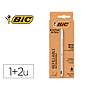 BIC - Boligrafo cristal renew tinta negra pack de 1 unidad + 2 recambios (Ref. 997201)