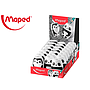 MAPED - Sacapuntas plastico shaker fancy 1 uso con deposito (Ref. 34014)