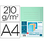 EXACOMPTA - Subcarpeta cartulina con 3 solapas din A4 impresa verde claro 210 gr (Ref. 235004E)