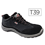DELTAPLUS - Zapatos de seguridad asti piel de serraje afelpado suela de composite negro talla 39 (Ref. ASTISPNO39)