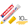 EDDING - Rotulador permanente 950 pasta opaca amarilla punta redonda 10 mm para superficies oxidadas o (Ref. 950-005)