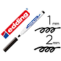 EDDING - Rotulador para pizarra blanca 661 color negro punta redonda 1-2 mm recargable (Ref. 661-01)