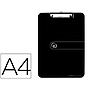 HERLITZ - Portanotas con pinza din A4 poliestireno 2,5 mm negro (Ref. 11205663)