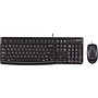 LOGITECH - Set teclado + raton mk120 usb con cable negro (Ref. 920-002550)