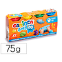 CARIOCA - Pasta de modelar baby dough bote 75 g set de 8 colores surtidos (Ref. 43180)