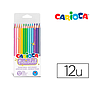 CARIOCA - Lapices pastel blister de 12 colores surtidos (Ref. 43034)