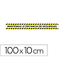 APLI - Cinta de señalizacion adhesiva mantenga la distancia 100 x 10 cm (Ref. 18595)