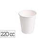 Vaso de carton biodegradable blanco 220 cc paquete de 50 unidades (Ref. 102619)