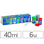 PELIKAN - Tempera glitter 20 ml 942/20s caja 6 colores surtidos + pincel (Ref. 24005203)