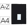 LIDERPAPEL - Carpeta clasificador fuelle polipropileno din A4 negro opaco 13 departamentos (Ref. FU35)