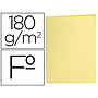 LIDERPAPEL - Subcarpeta folio amarillo pastel 180g/m2 (Ref. SC34)