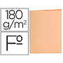 LIDERPAPEL - Subcarpeta folio naranja pastel 180g/m2 (Ref. SC37)