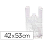 Bolsa camiseta reciclada 70% 50 mc 42x53 cm apta legislacion de bolsas 2021 (Ref. 3004045)