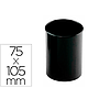 ARCHIVO 2000 - Cubilete portalapices antimicrobiano sanitized redondo negro diametro 75 mm altura 105 mm (Ref. 771AM NE)