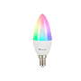 NGS - Bombilla smart wifi led bulb gleam 514c halogena colores 5w 500 lumenes e14 regulable en intesidad (Ref. GLEAM514C)