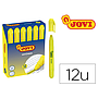 JOVI - Marcador de cera gel fluorescente amarillo caja de 12 unidades (Ref. 1817)