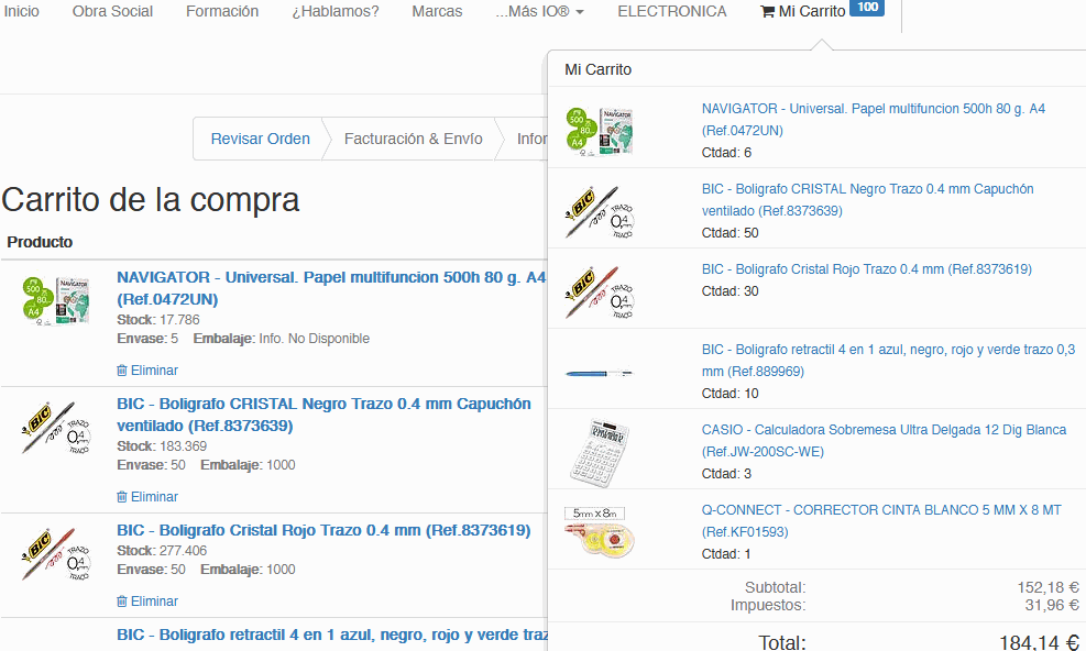 Imagen de Odoo para control deslizante