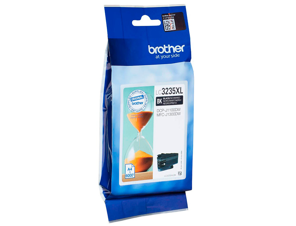 BROTHER - Ink-jet lc3235xlbk dcp-j1100dw / mfc-j1300dw negro 6000 paginas (Ref. LC3235XLBK)