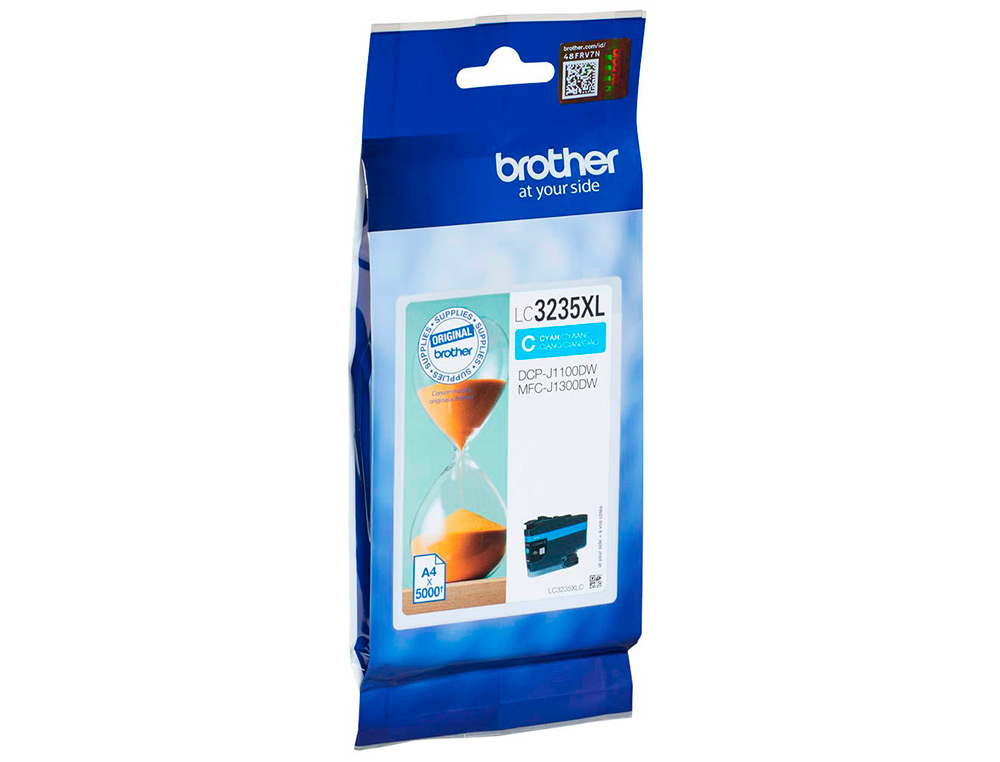 BROTHER - Ink-jet lc3235xlcy dcp-j1100dw / mfc-j1300dw cian 5000 paginas (Ref. LC3235XLC)