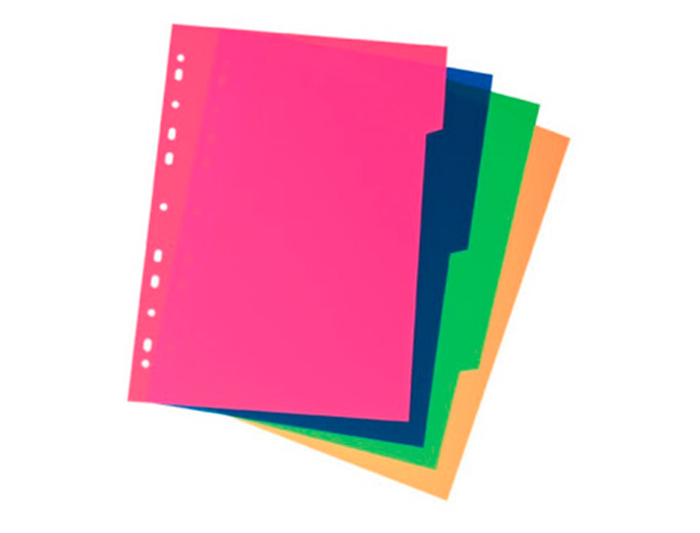 CARCHIVO - Separador polipropileno extra rigido din A4 500 mc multitaladro extraible para carpeta de (Ref. 49153499)