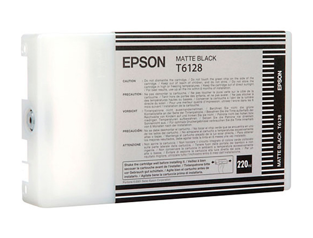 EPSON - Ink-jet gf stylus photo 7450/9450/ 7400/9400/7880/ 9880/7800/9800 negro mate alta capacidad&lt;/ (Ref. C13T612800)