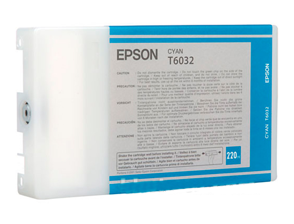 EPSON - Ink-jet gf stylus photo 7450/9450/7400/9400 cian alta capacidad (Ref. C13T612200)