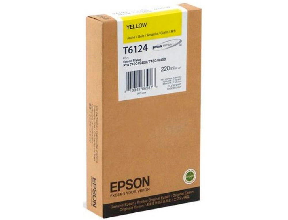 EPSON - Ink-jet gf stylus photo 7450/9450 amarillo alta capacidad (Ref. C13T612400)
