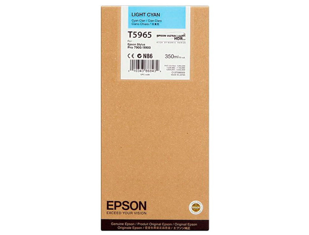 EPSON - Ink-jet gf stylus photo 7900/9900 cian claro (Ref. C13T596500)