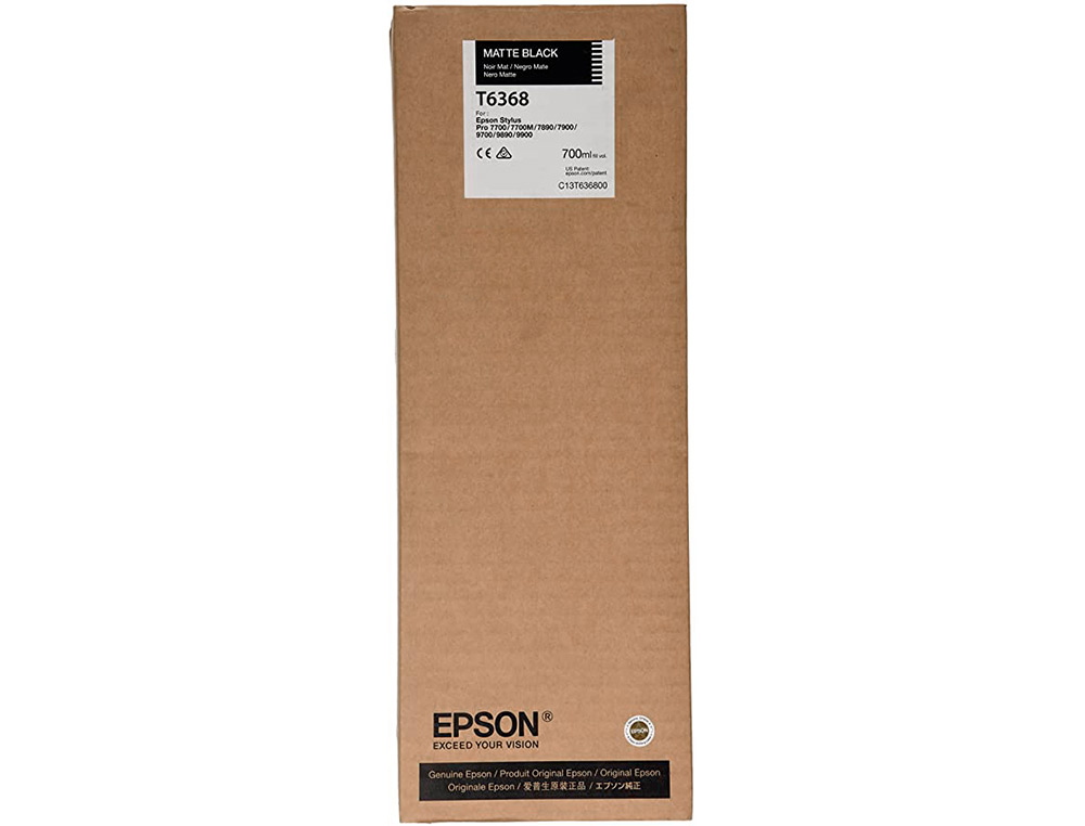 EPSON - Ink-jet gf stylus photo 7900/9900 negro mate alta capacidad (Ref. C13T636800)