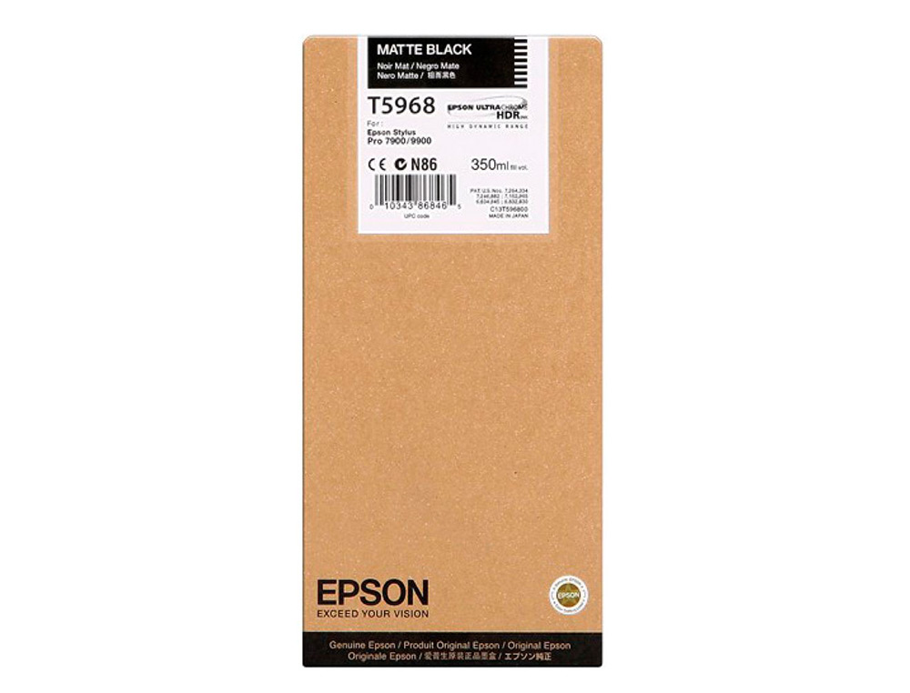 EPSON - Ink-jet gf stylus photo 7900/9900 negro mate (Ref. C13T596800)