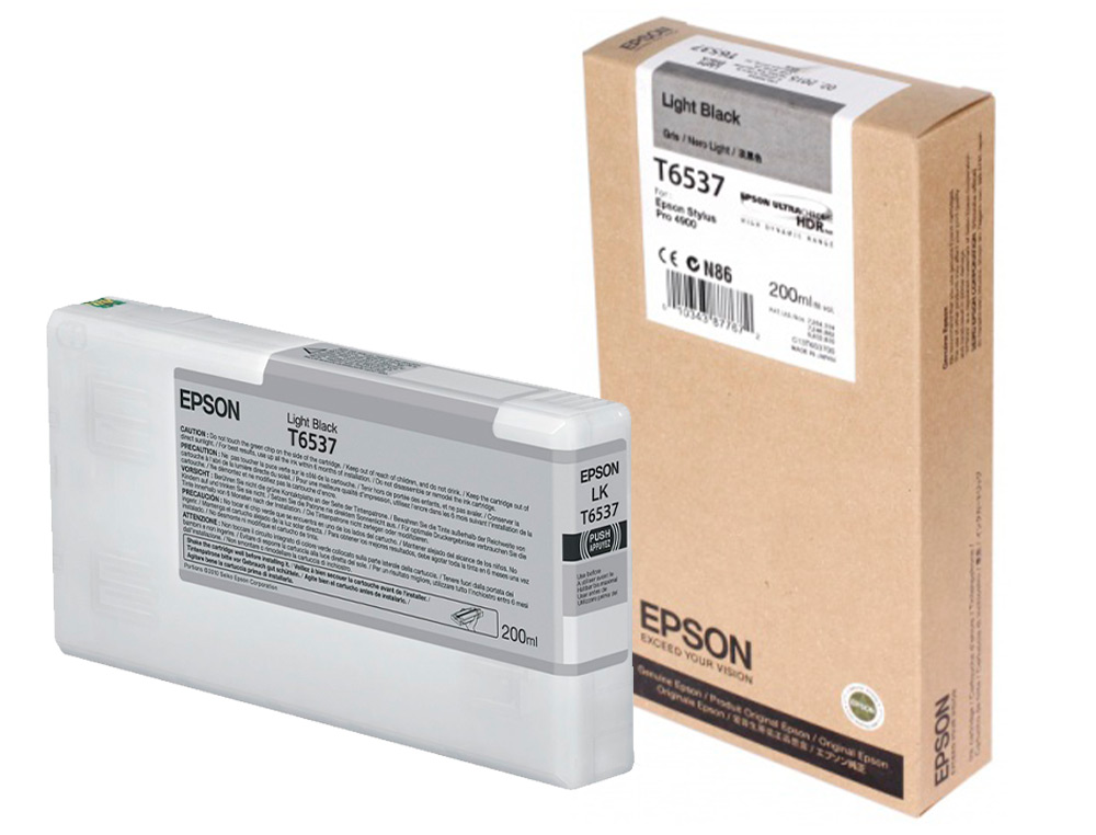 EPSON - Ink-jet gf stylus pro-4900 gris 200 ml (Ref. C13T653700)