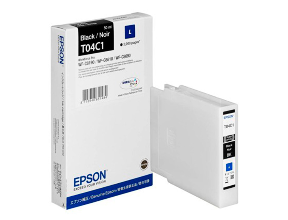 EPSON - Ink-jet t04c1 negro 2900 paginas (Ref. C13T04C140)