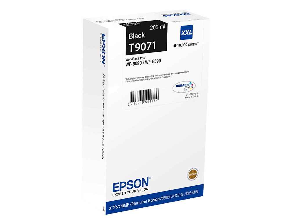 EPSON - Ink-jet wf-6xxx negro xxl (Ref. C13T907140)