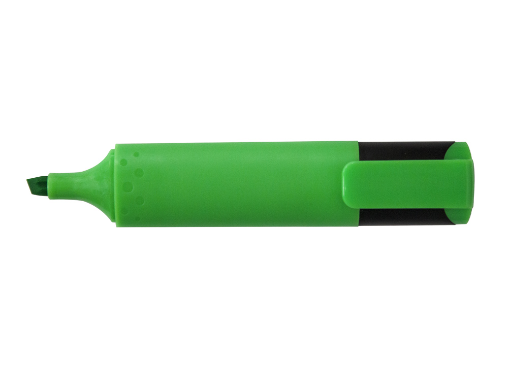 GREENING - Rotulador fluorescente punta biselada verde (Ref. GN09)