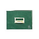 MARIOLA - Fichero CARTÓN FORRADO EN GELTEX VERDE PARA1000FICHAS DIMENSIONES 250X190X350 MM. (Ref.5-1000)