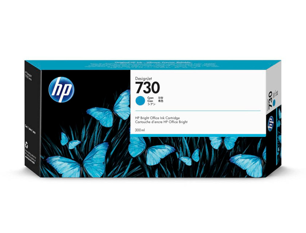 HP - Ink-jet n 730 300-ml cyan / dnj t1700/1000 paginas (Ref. P2V68A)