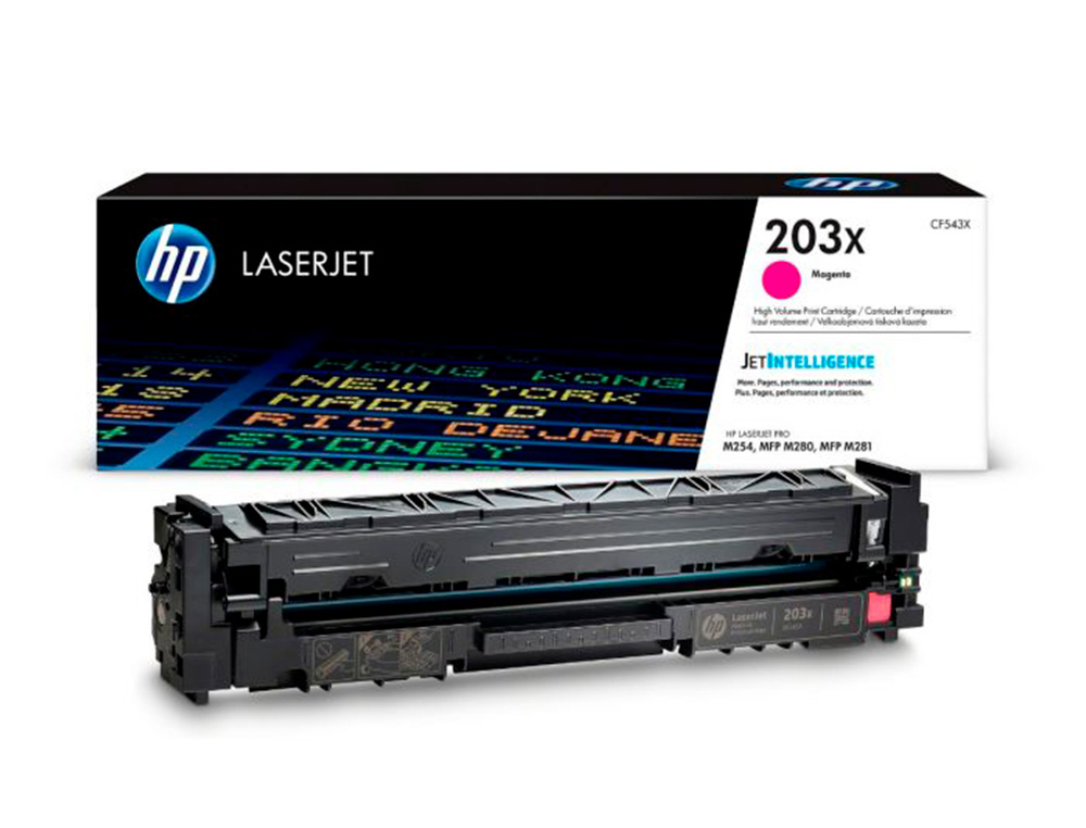 HP - Toner laserjet 203x m254dw / 280nw / 281fdw magenta 2500 paginas (Ref. CF543X)