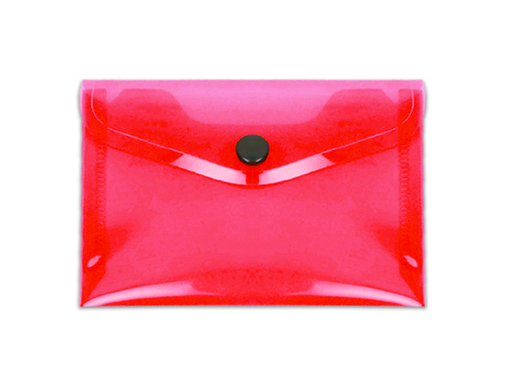 LIDERPAPEL - Carpeta dossier broche polipropileno din a7 rojo translucido (Ref. DS77)