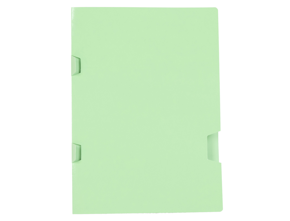 LIDERPAPEL - Subcarpeta folio verde tres uñeros plastificada160g/m2 (Ref. SC42)