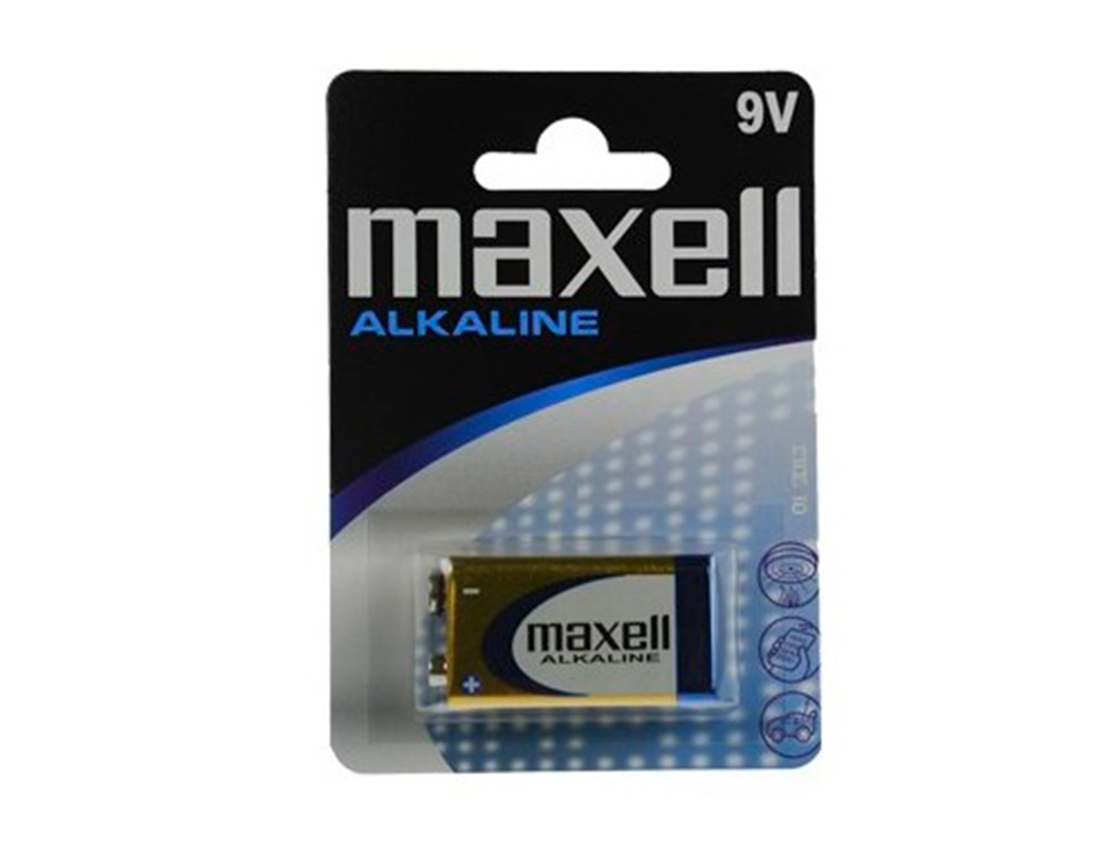 MAXELL - Pila alcalina 9v lr09 blister de 1 unidad (Ref. LR09-B1 MXL)