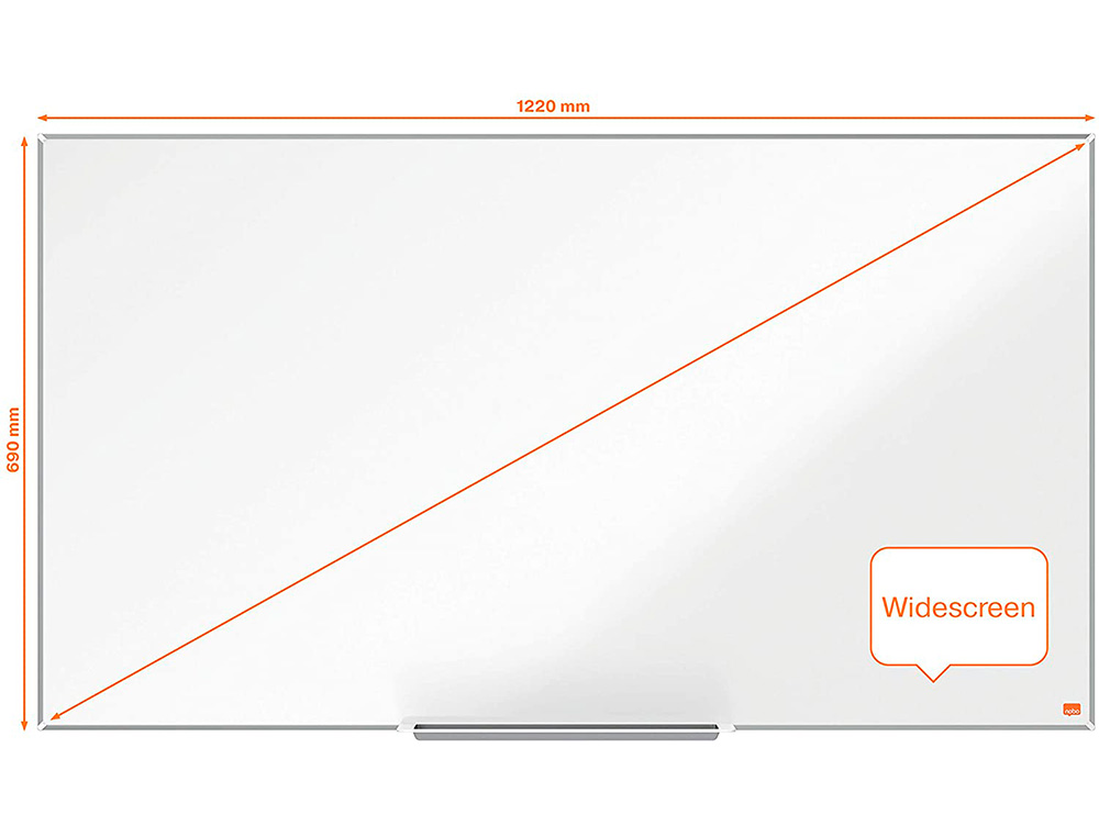 NOBO - Pizarra blanca ip pro 55\&quot; lacada magnetica 1220x690 mm (Ref. 1915255)