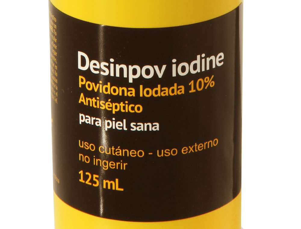 OTROS - Povidona yodada desinpov antiseptica 10 % bote de 125 ml (Ref. 10)